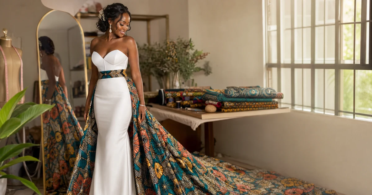 Ankara Wedding Dress Ideas for Kenyan Brides