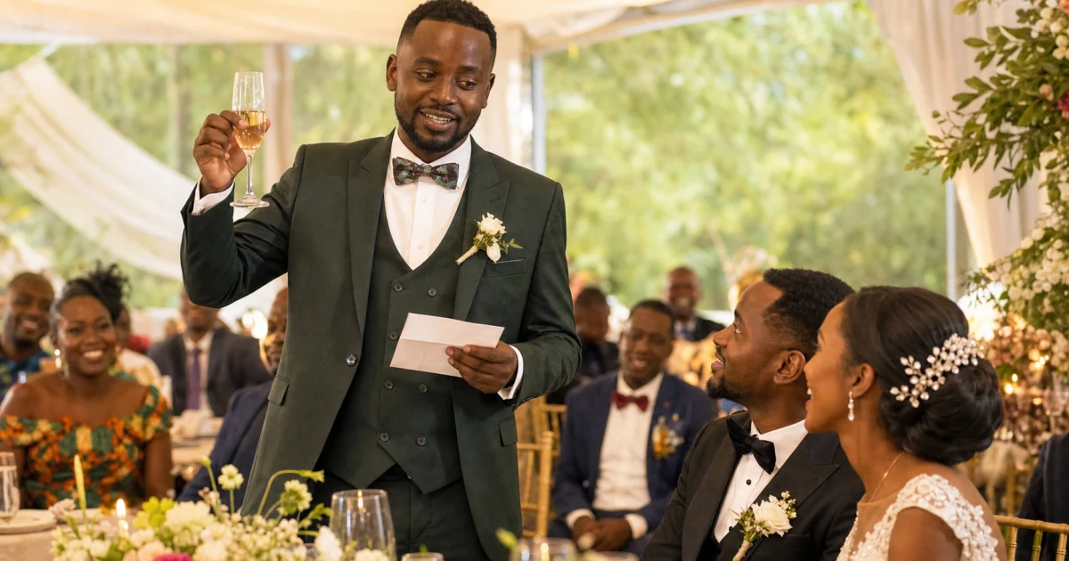 Best Man Speech Examples for Kenyan Weddings