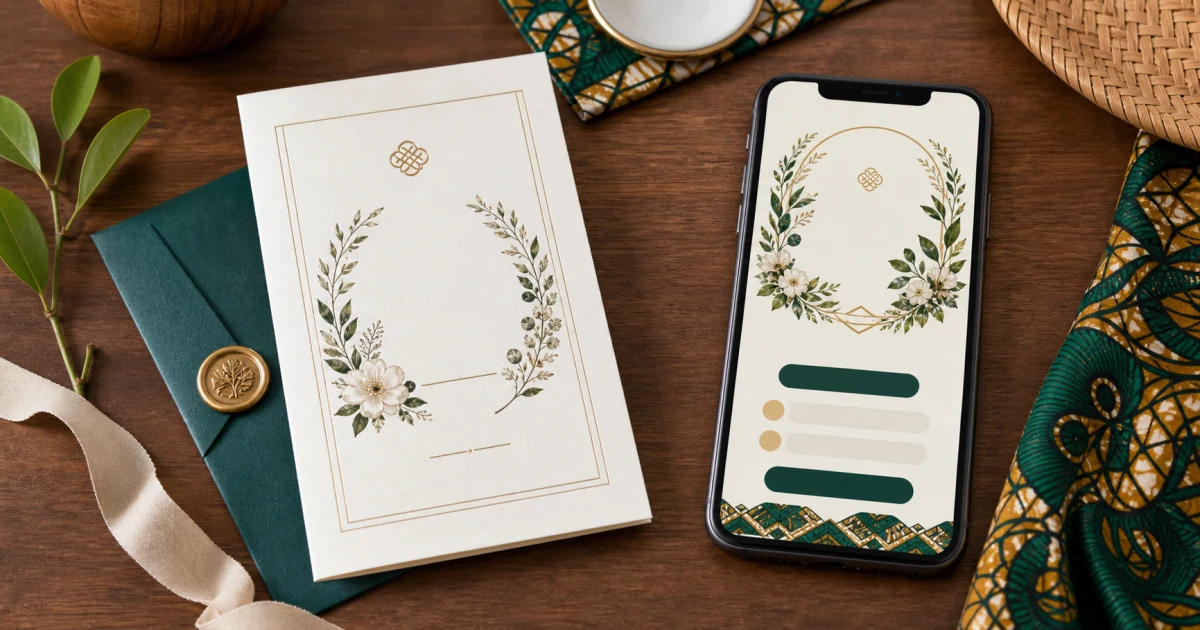 Digital vs Paper Wedding Invitations: Which Is Right for Kenya?