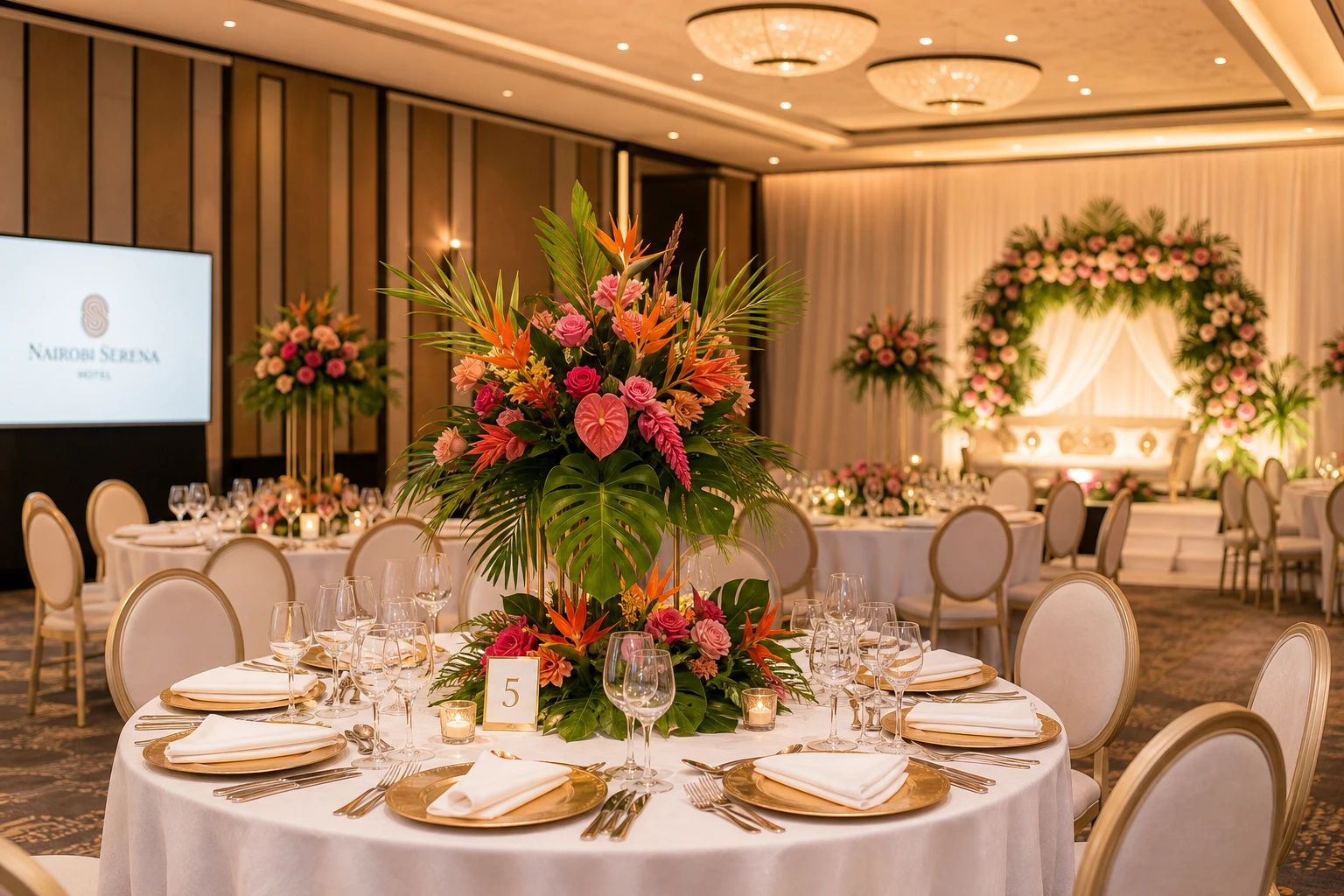 Hotel Ballroom Weddings in Nairobi: Packages, Prices, and What's Included