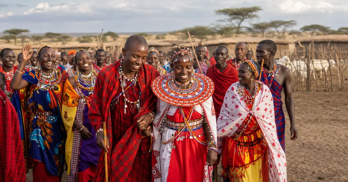 Maasai Wedding Traditions: Enkiama, Beadwork, and the Warrior's Path to Marriage
