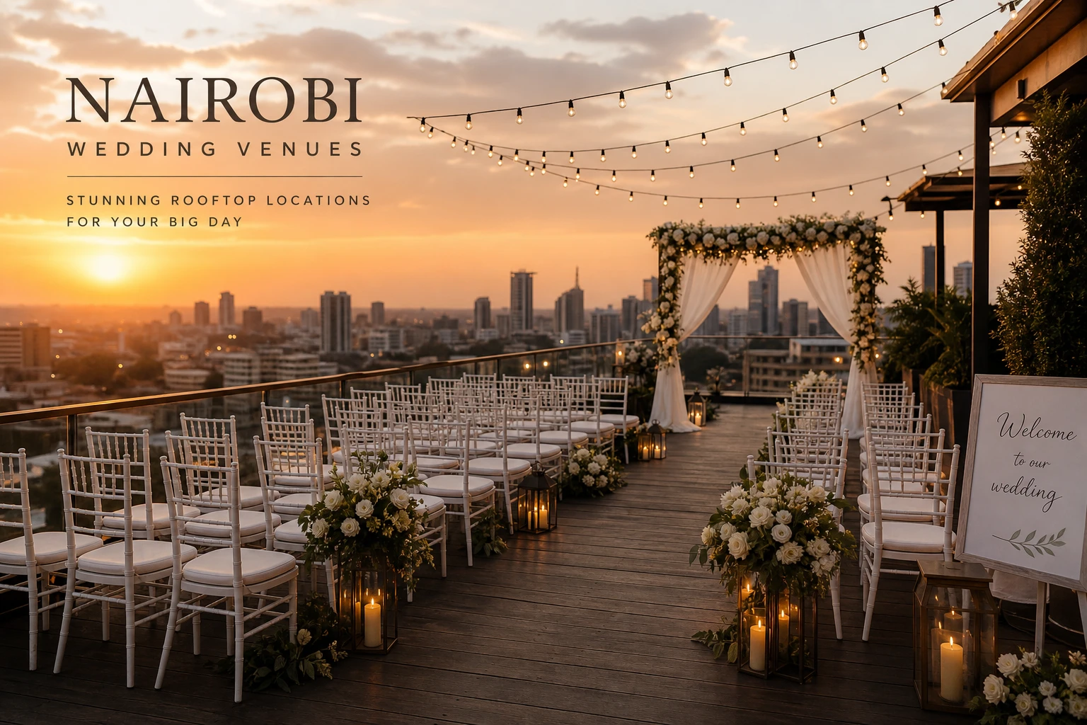 Rooftop Wedding Venues in Nairobi (City Views + Prices)