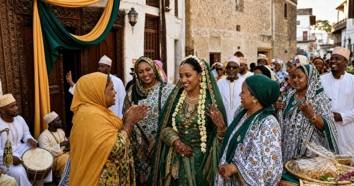 Swahili Wedding Traditions: Nikah, Kupamba, Henna, and the Coastal Celebration