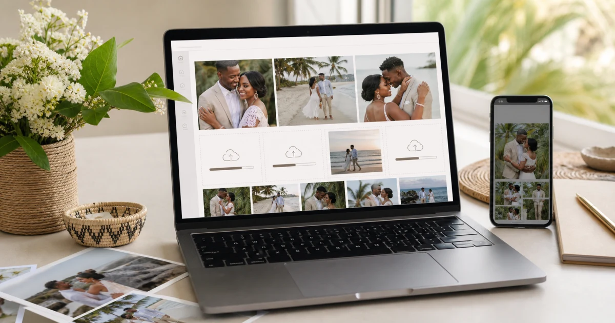 How to Add Photos to Your Wedding Website