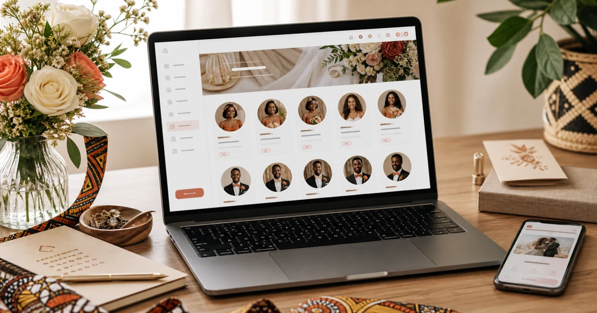 How to Introduce Your Wedding Party on Your Website