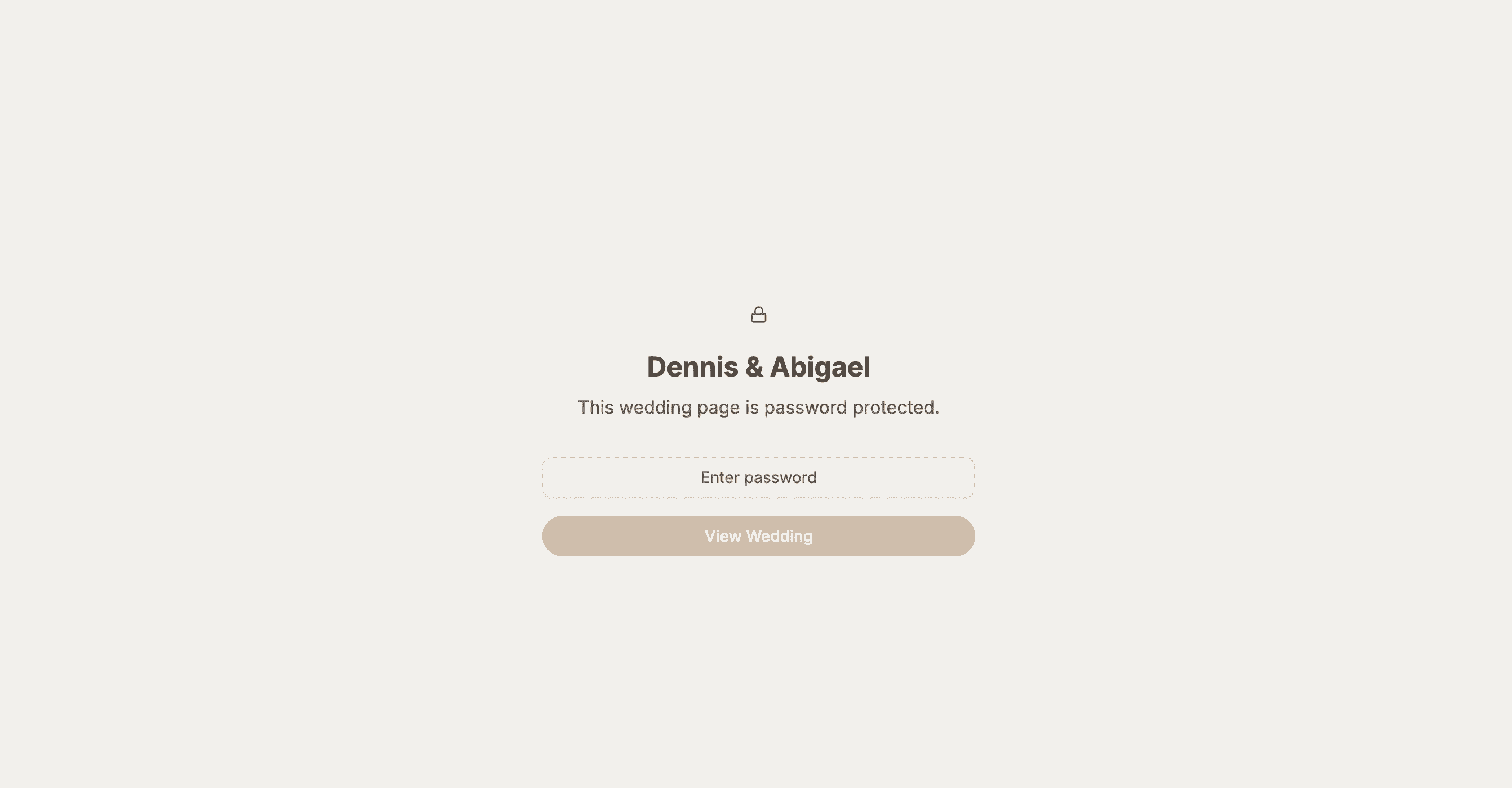 Password prompt that guests see