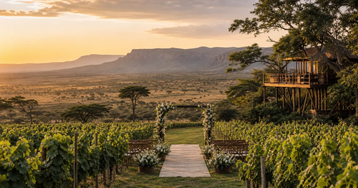 Unique Wedding Venues in Kenya: Vineyards, Ranches & Treehouses