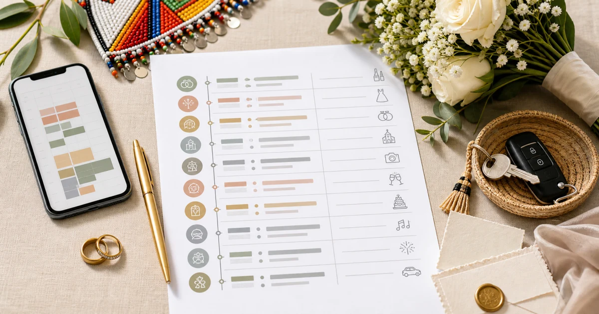 How to Create a Wedding Day Schedule (Hour-by-Hour Planner)