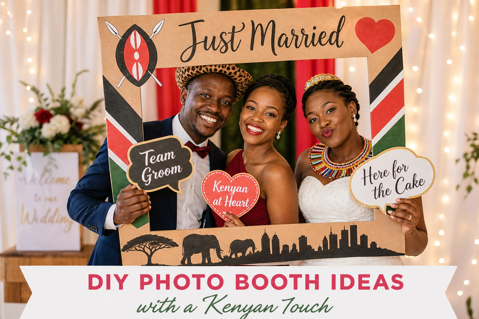 Wedding Photo Booth Ideas for Kenya (DIY + Affordable Rentals)