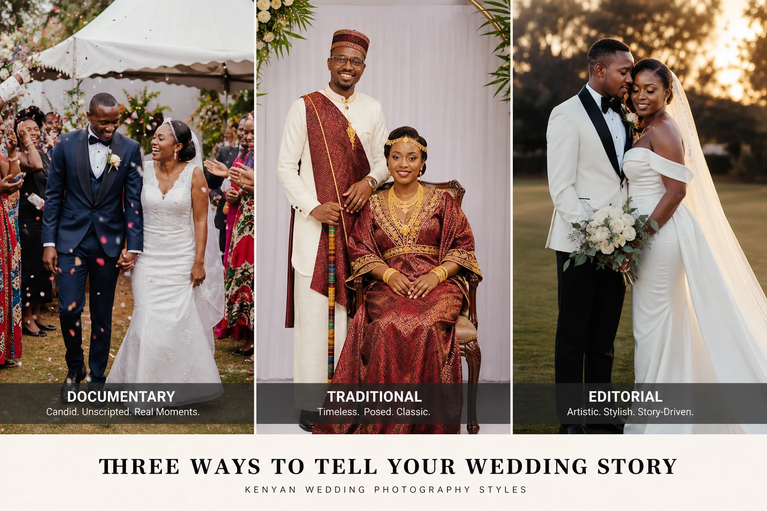 Wedding Photography Styles Explained: Documentary vs Traditional vs Editorial