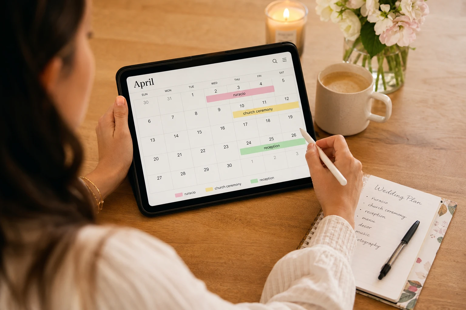 Wedding Planning Tools for Multi-Event Weddings (Ruracio + Church + Reception)