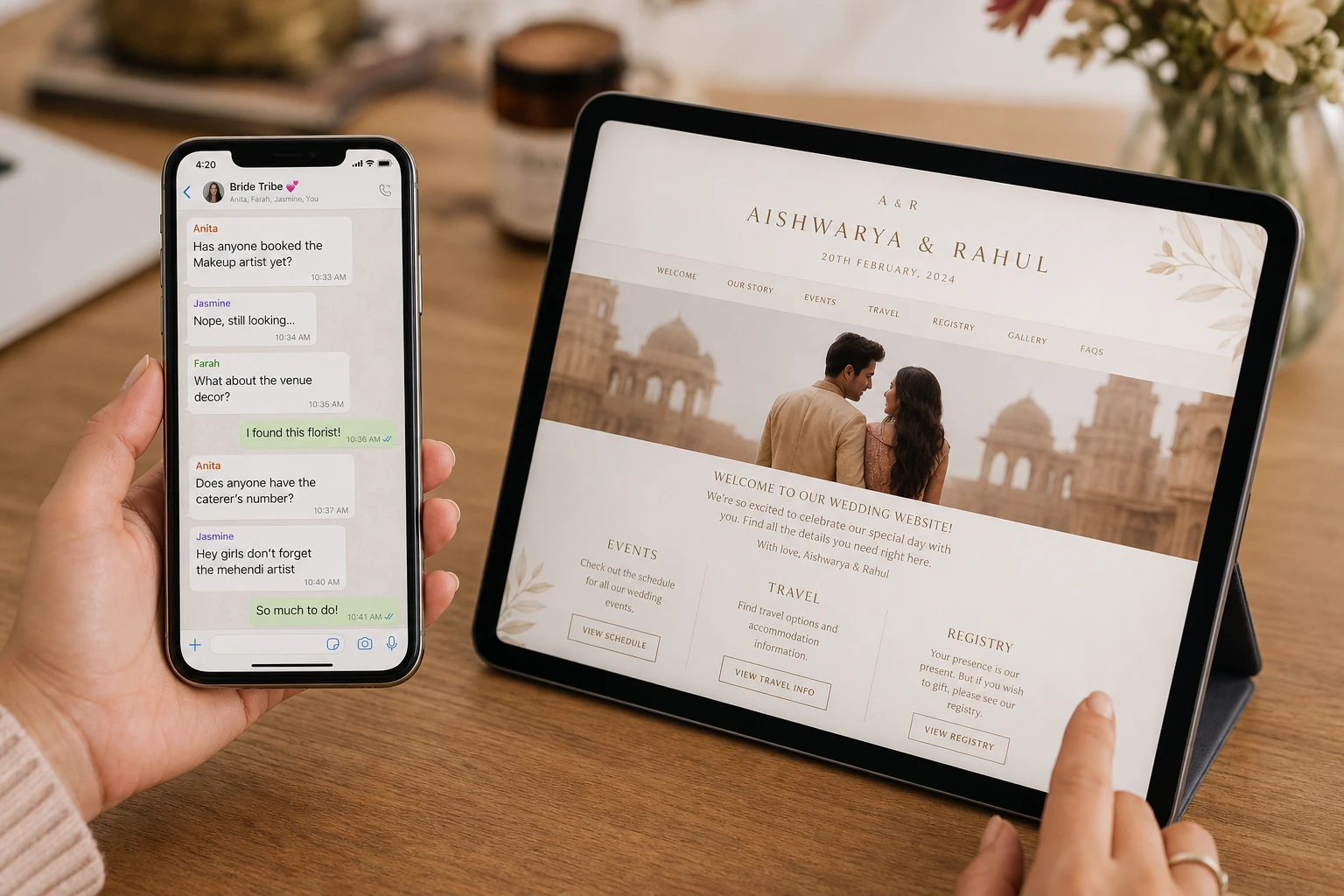 Wedding Website vs WhatsApp Group: Why Couples Are Switching