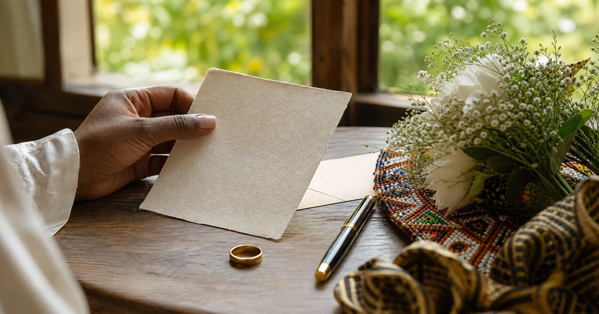 How to Write Your Wedding Vows (With Kenyan-Inspired Examples)